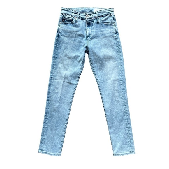 AG Adriano Goldschmied Anthropologie The High Rise Denim Stevie Ankle Jeans - Picture 1 of 6